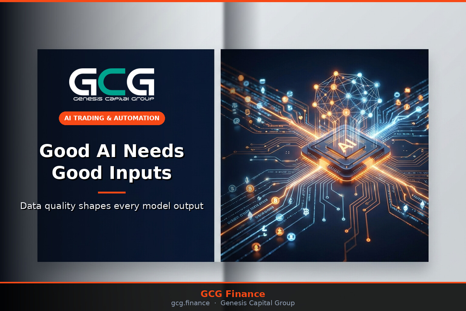 Good AI Needs Good Inputs